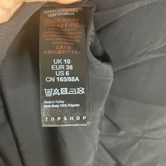 Topshop v-neck wrap dress with belt, 6 - Picture 4 of 6